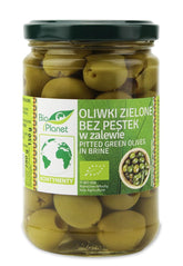 VihreÀt oliivit ilman siemeniÀ suolaliemessÀ BIO 280 g (150 g) - BIO PLANET